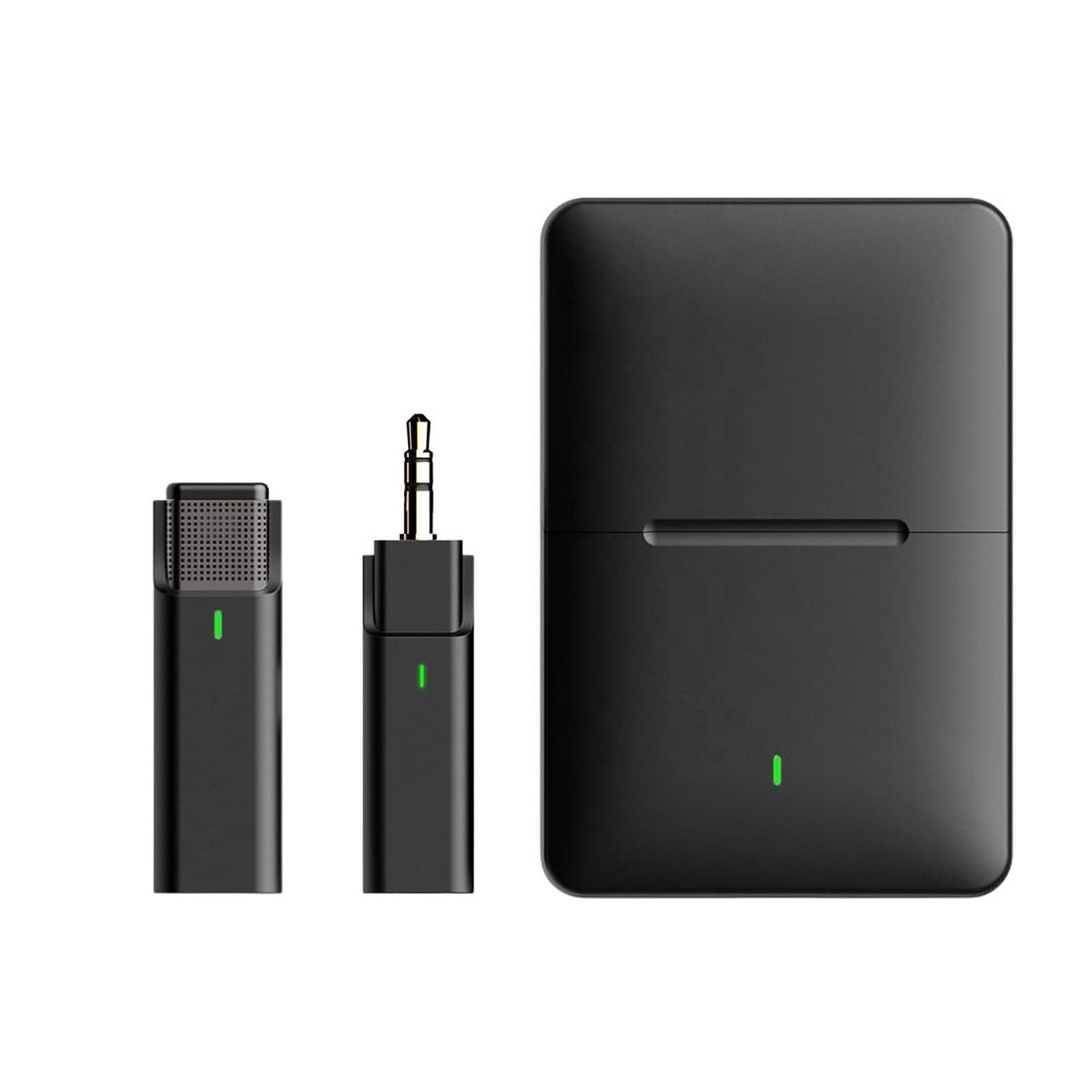 Wireless Clip-On Lavalier Microphone High-Fidelity Lapel 3.5mm Port for Camera
