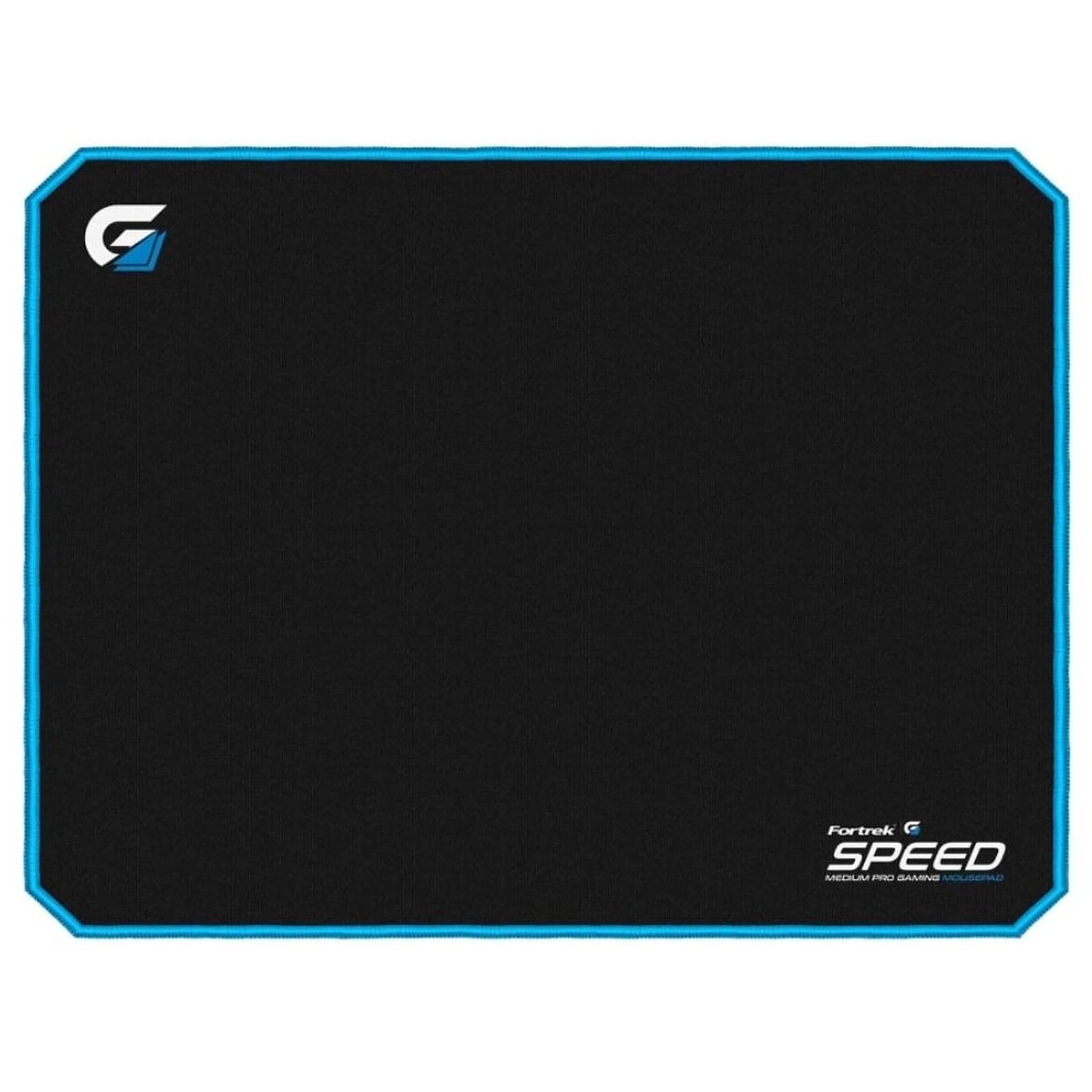 Fortrek Speed Pro Gaming Mouse Pad MPG101 with Stitched Edges Non-Slip Rubber Base 240x320x3mm, Blue