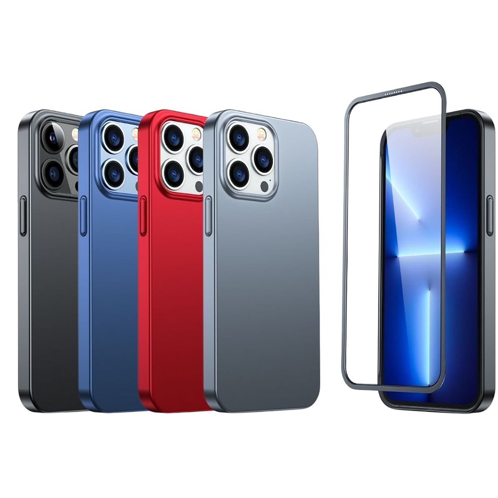 Joyroom iPhone 13 Pro Silicone Protective Case with Screen Protector