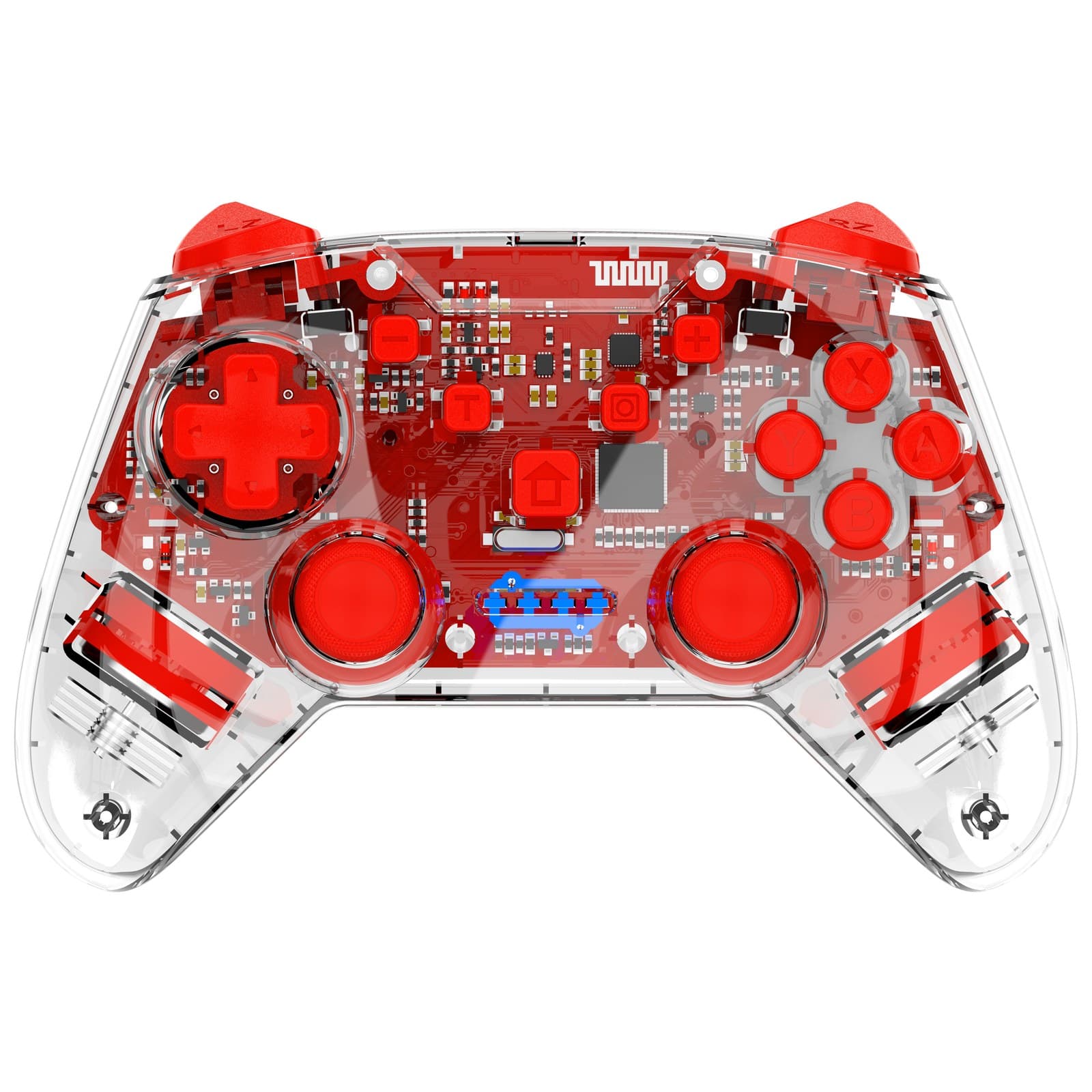 Wireless, Wired Game Controller Gamepad Joystick Compatible with Switch, Smartphone, Steam, TESLA, PC