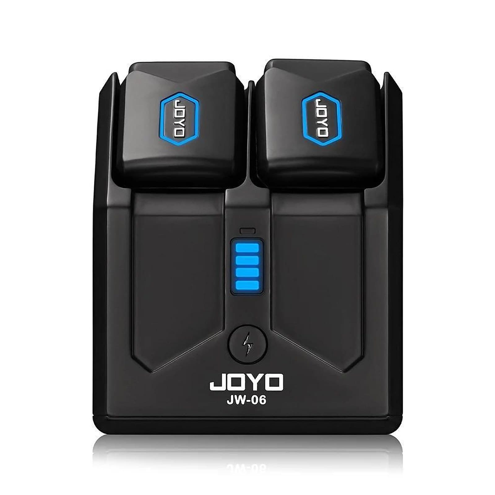 JOYO JW-06 5.8GHz Digital Wireless Guitar Transmitter and Receiver with Portable Charging Case for Guitar, Bass, and Electric