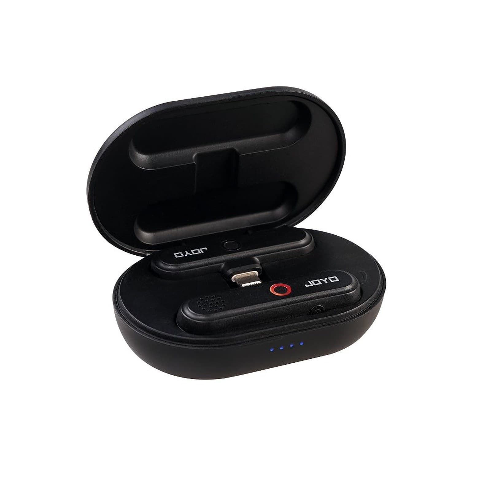 Joyo JW-05M Wireless Mini Microphone System Lightning Connectivity Wireless Mic for Live Streaming, Video Recording, Black
