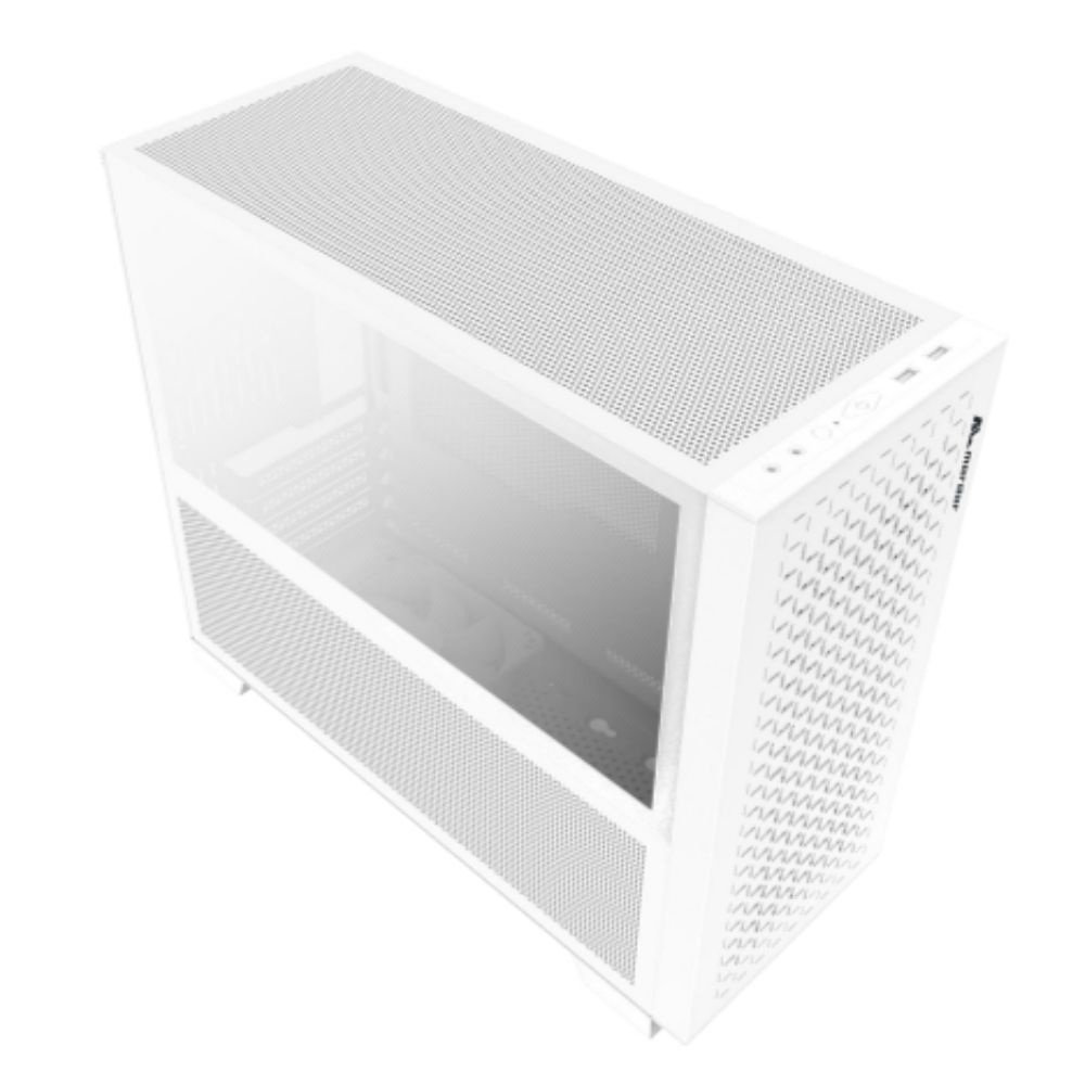 ALmordor Mini Tower Computer PC Case Sparkle 170M Lite MATX, Mini ITX Chassis for Gaming Desktop, White - Image 3