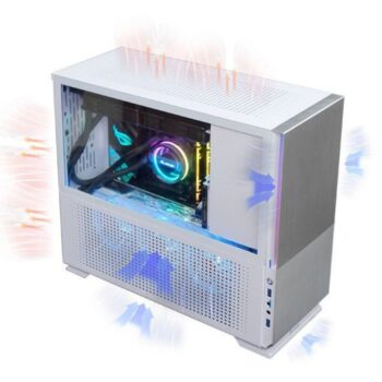 AL Mordor Mid Tower Computer Case Sparkle 170M MATX Silver cooling 1 1 812x812 1