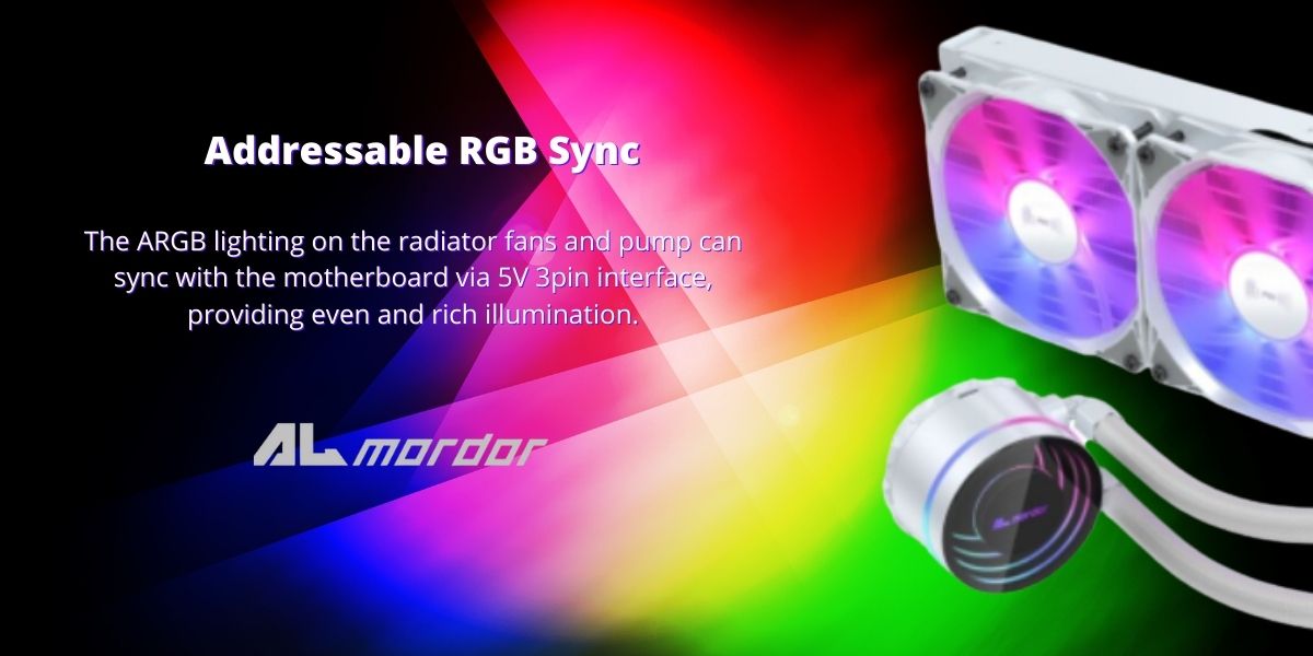 ALmordor Premium Liquid CPU Cooler 2