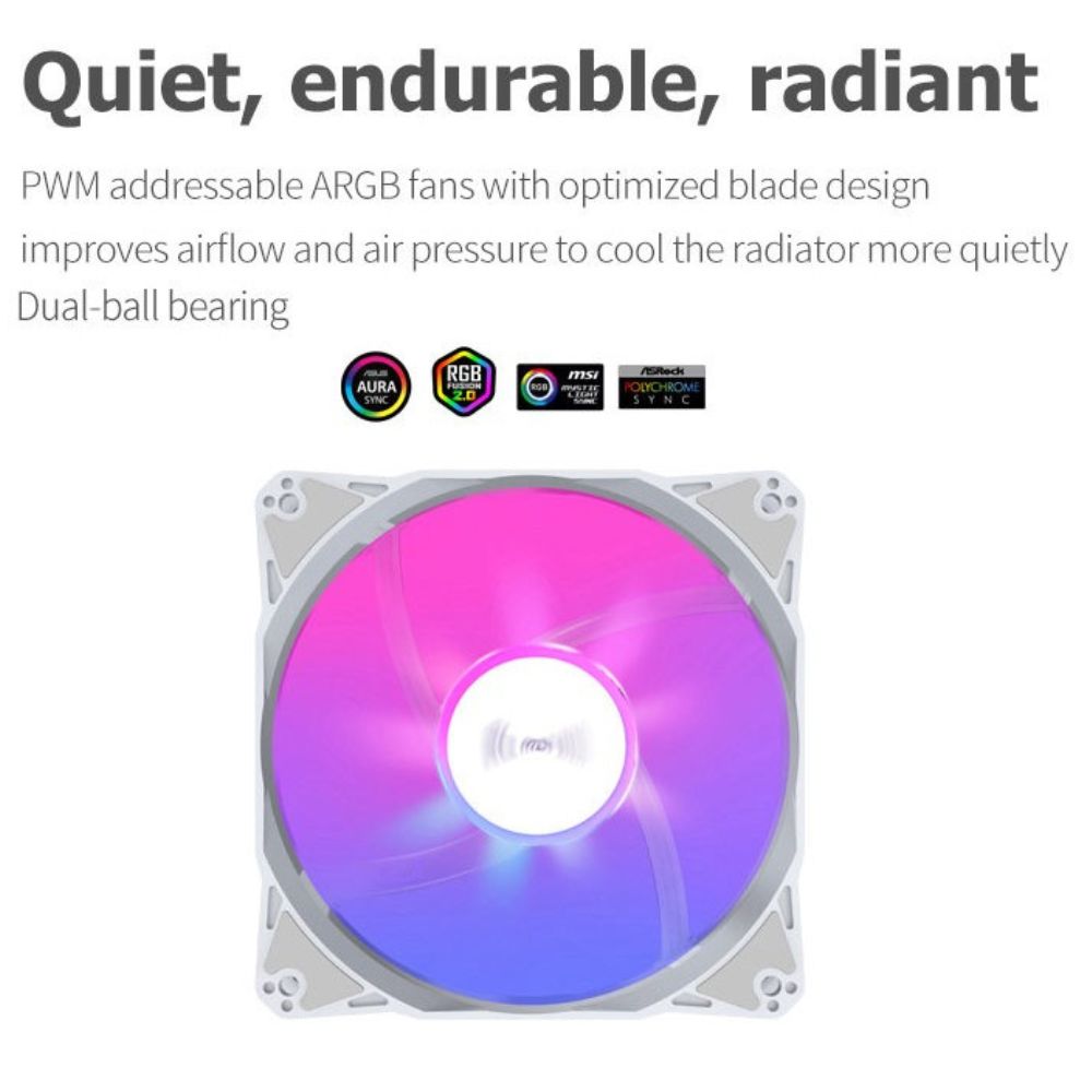 ALmordor Spectre Pro 360 Liquid CPU Cooler quiet fan