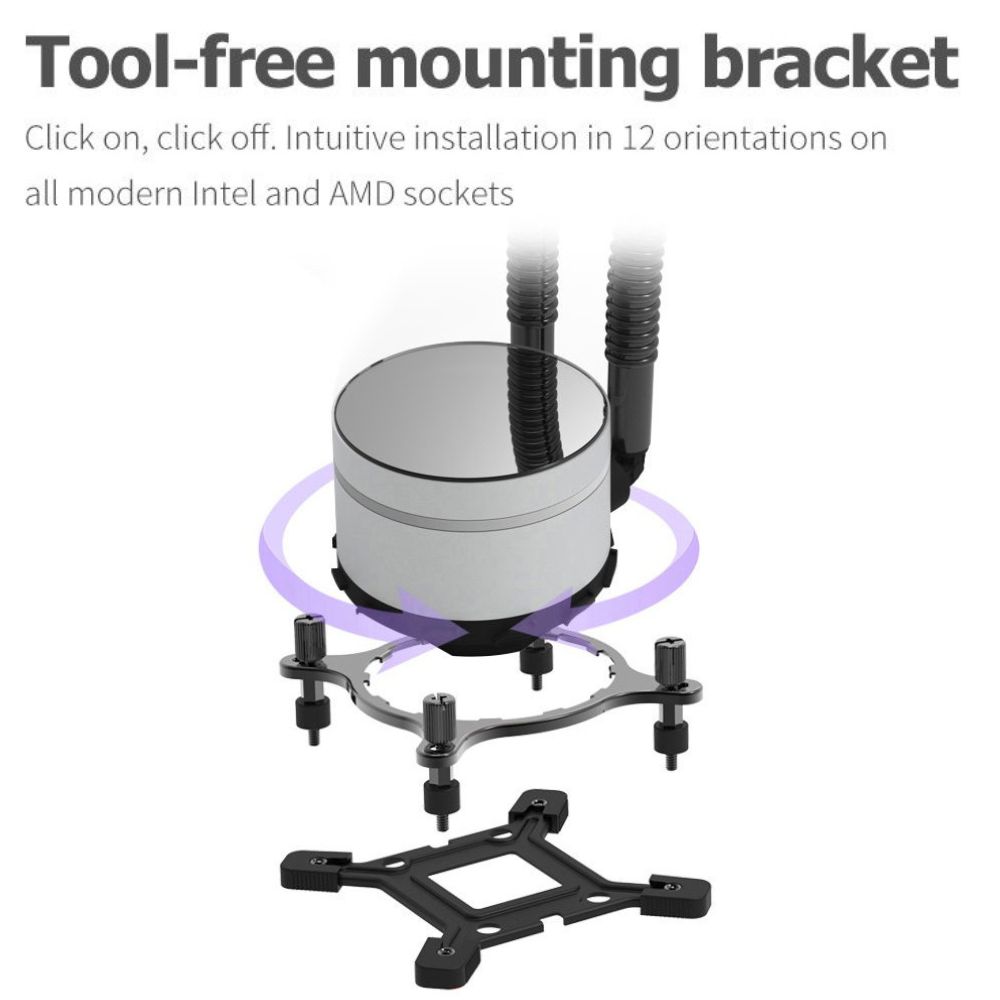 ALmordor Spectre Pro 360 Liquid CPU Cooler tool free