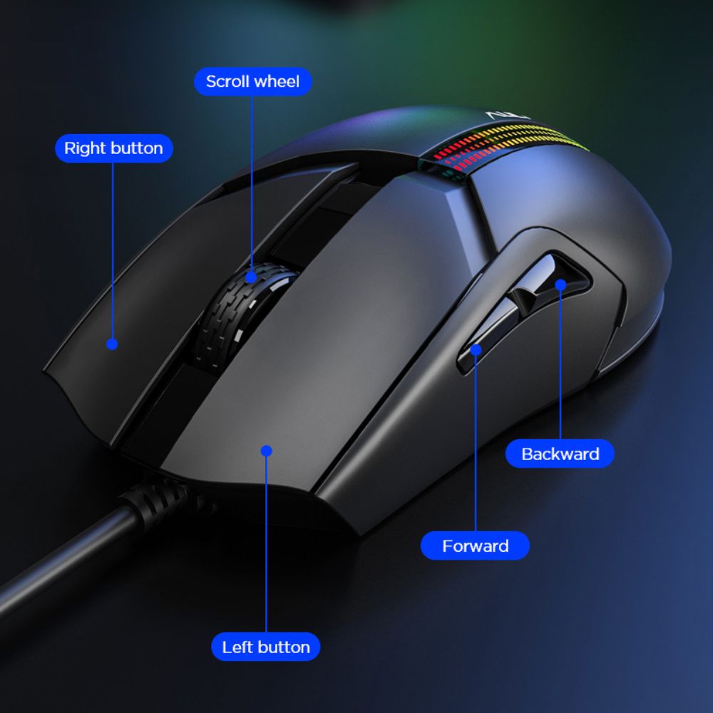 AULA F813 Pro RGB Gaming Mouse Wired Optical (5)