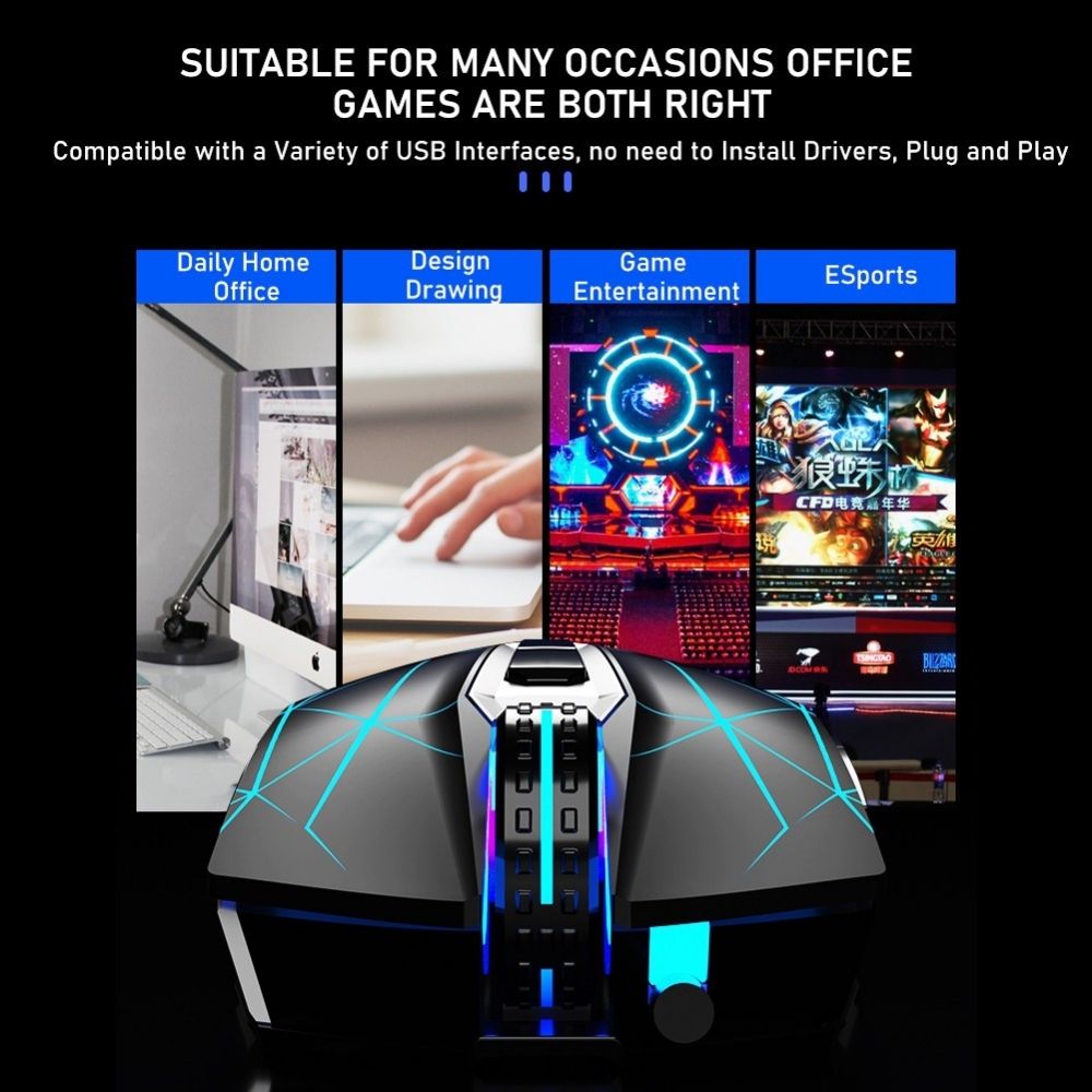 AULA T201 Wired Gaming Keyboard and Mouse combo compatible 2