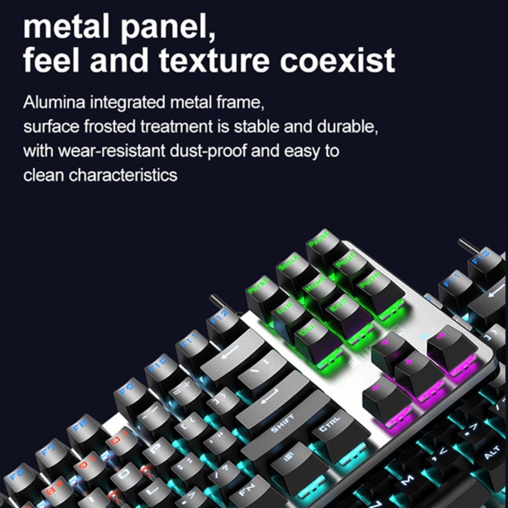 Altec Lansing ALGK8404 Compact Mechanical Wired USB Gaming Keyboard TKL 87 Keys 7