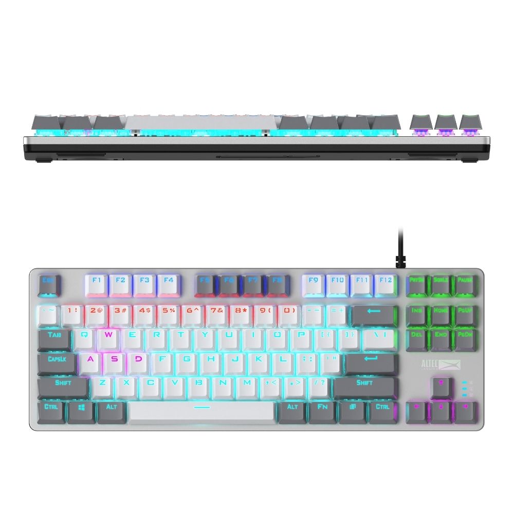 Altec Lansing ALGK8404HQ GW Compact Mechanical Keyboard Grey White 1