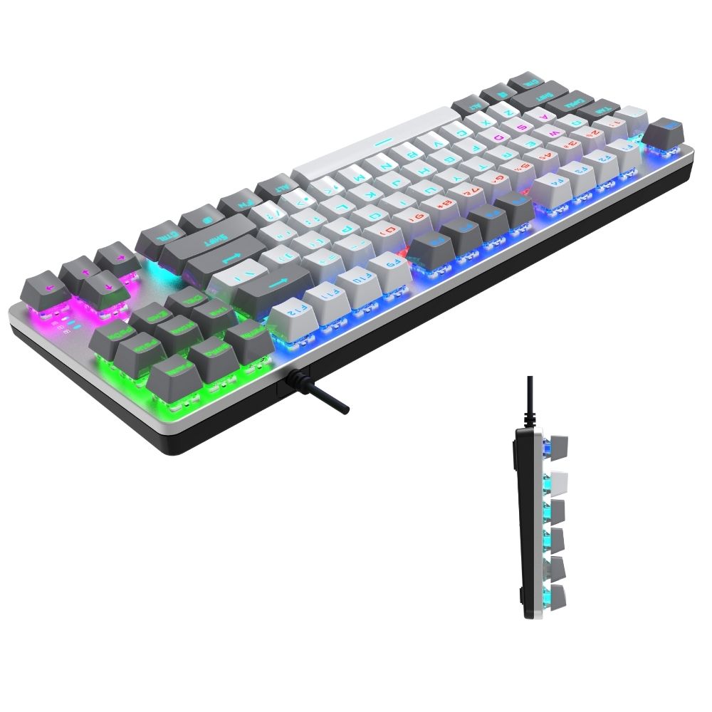 Altec Lansing ALGK8404HQ GW Compact Mechanical Keyboard Grey White 2