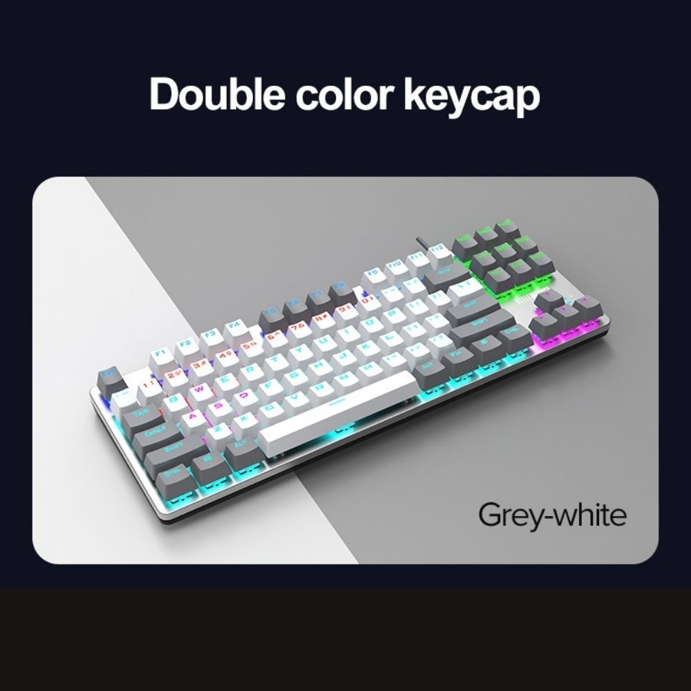 Altec Lansing ALGK8404HQ GW Compact Mechanical Keyboard Grey White 3