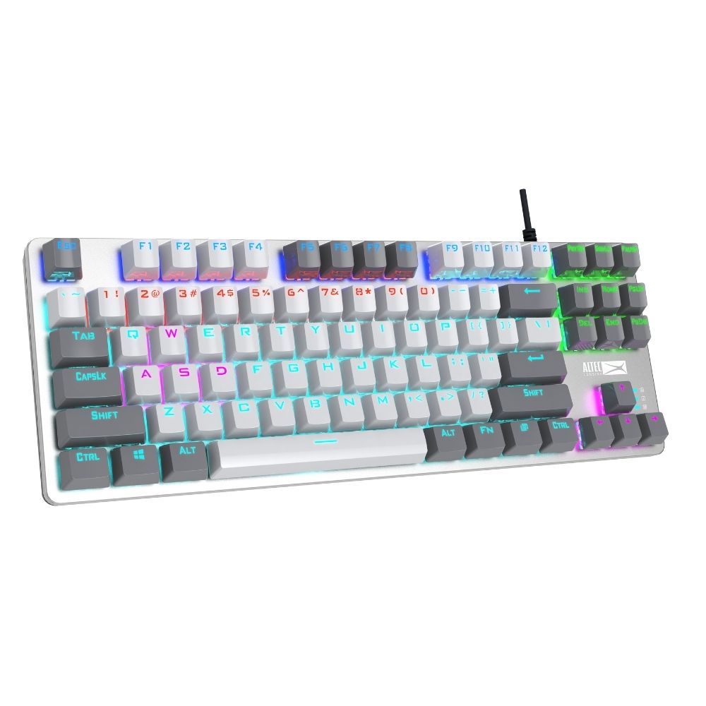 Altec Lansing ALGK8404HQ GW Compact Mechanical Keyboard Grey White 4