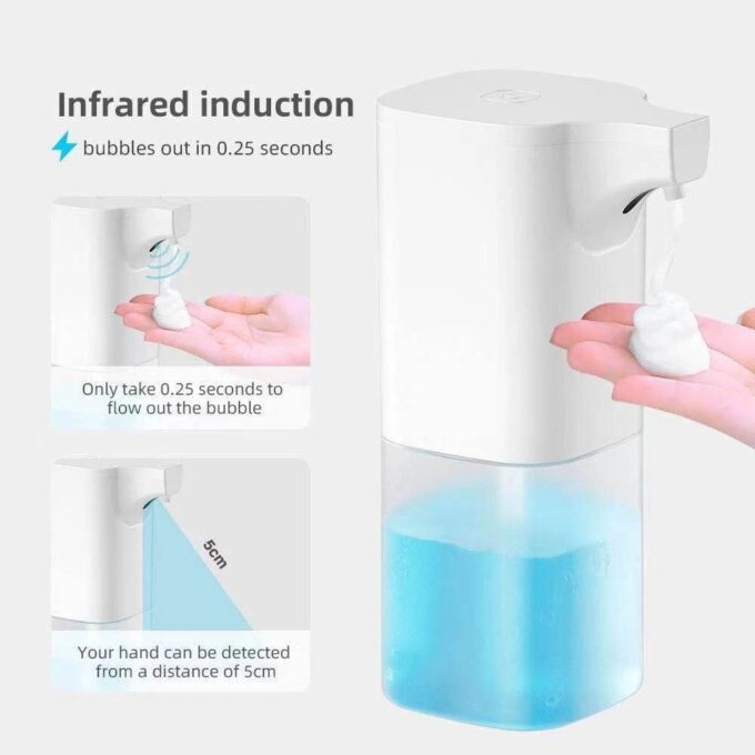Automatic Soap Foaming, Alcohol and Liquid Hand Sanitizer Touchless Dispenser with Upgraded Sensor - Image 5