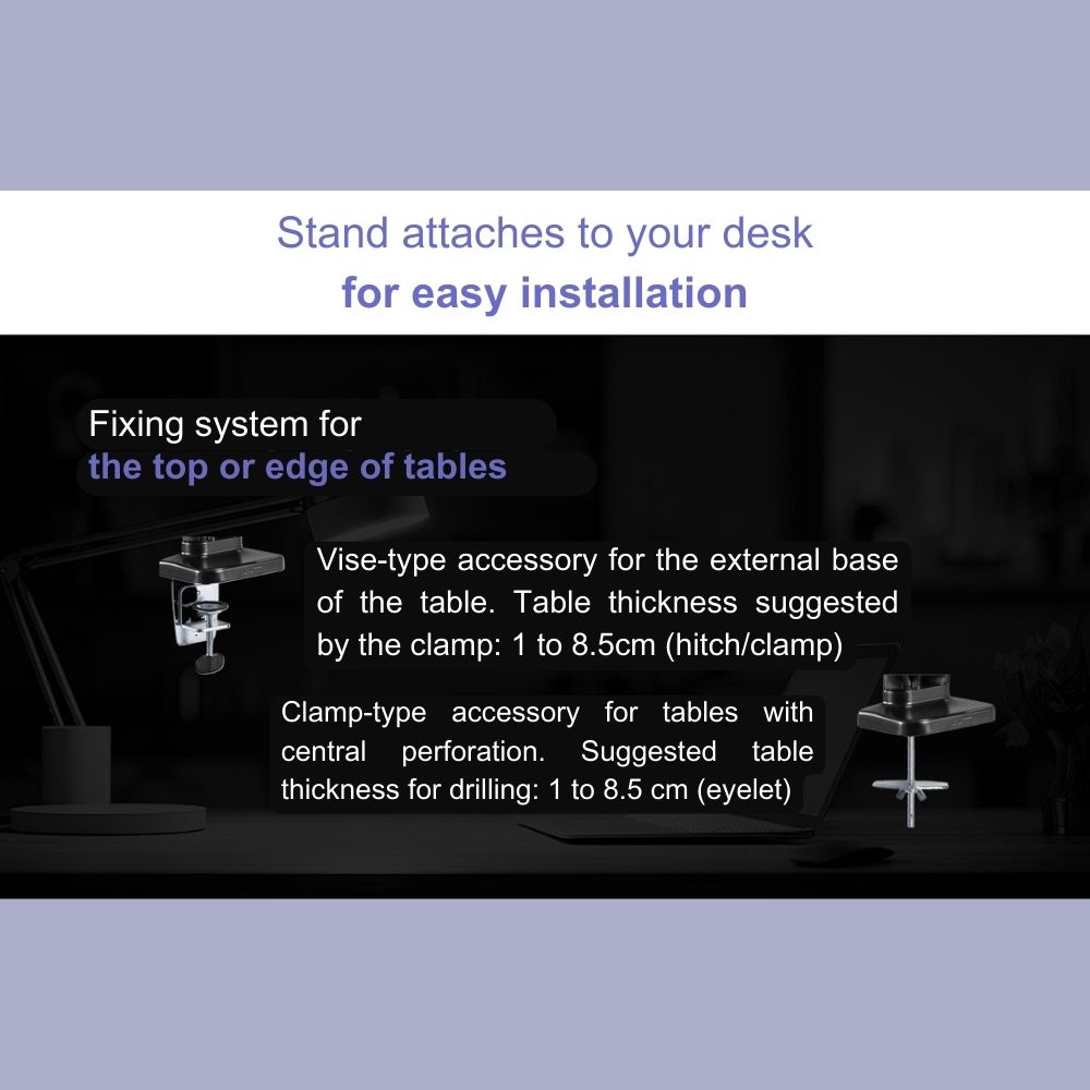 Fortrek FK441S 81032 Double Monitor Desk Mount Arms Dual Stand (6)