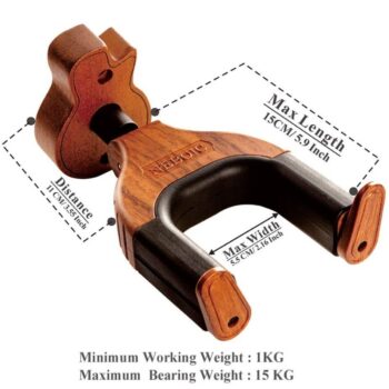 Guitar Wall Mount Solid Wood MA 25C D E capacity 1