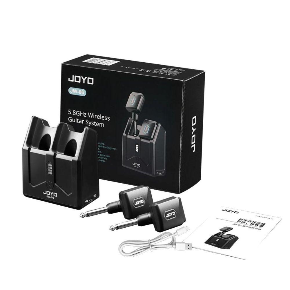 JOYO JW-06 5.8GHz Digital Wireless Guitar Transmitter and Receiver with Portable Charging Case for Guitar, Bass, and Electric - Image 11