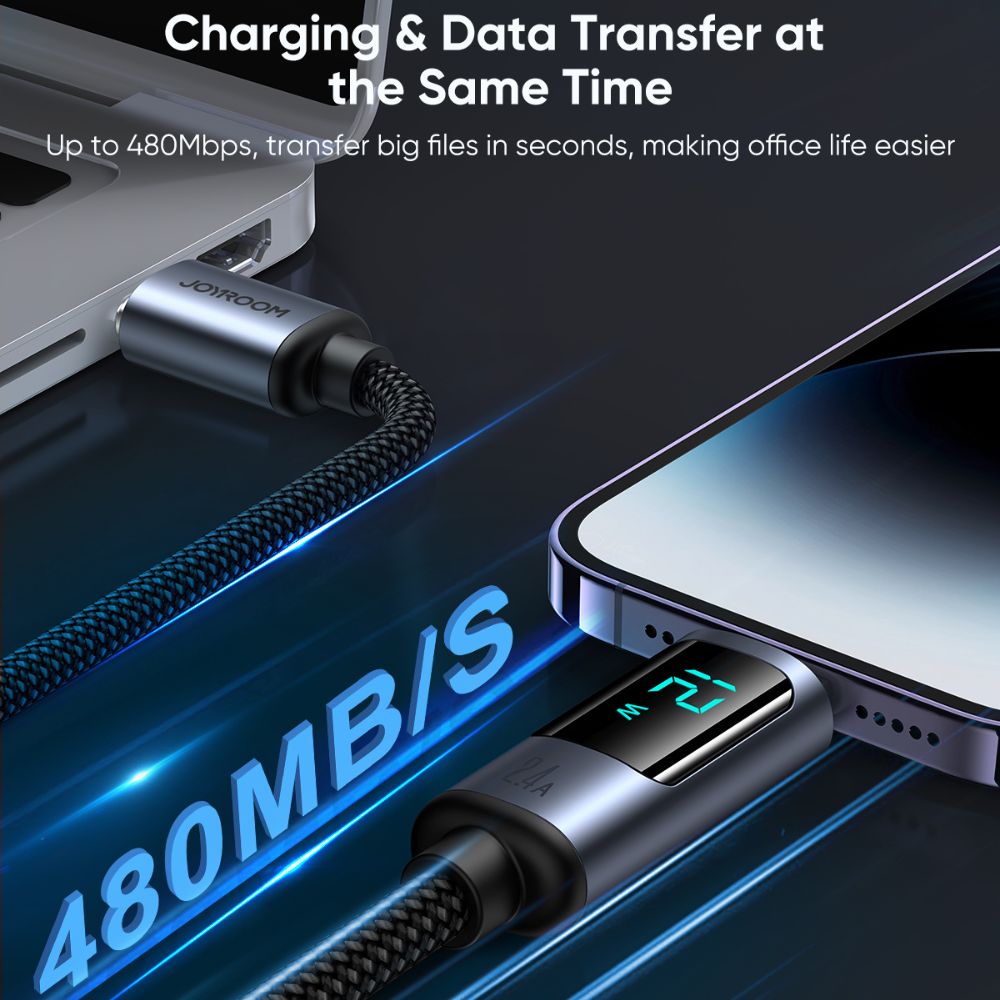 JOYROOM USB A to Lightning Data Cable 5