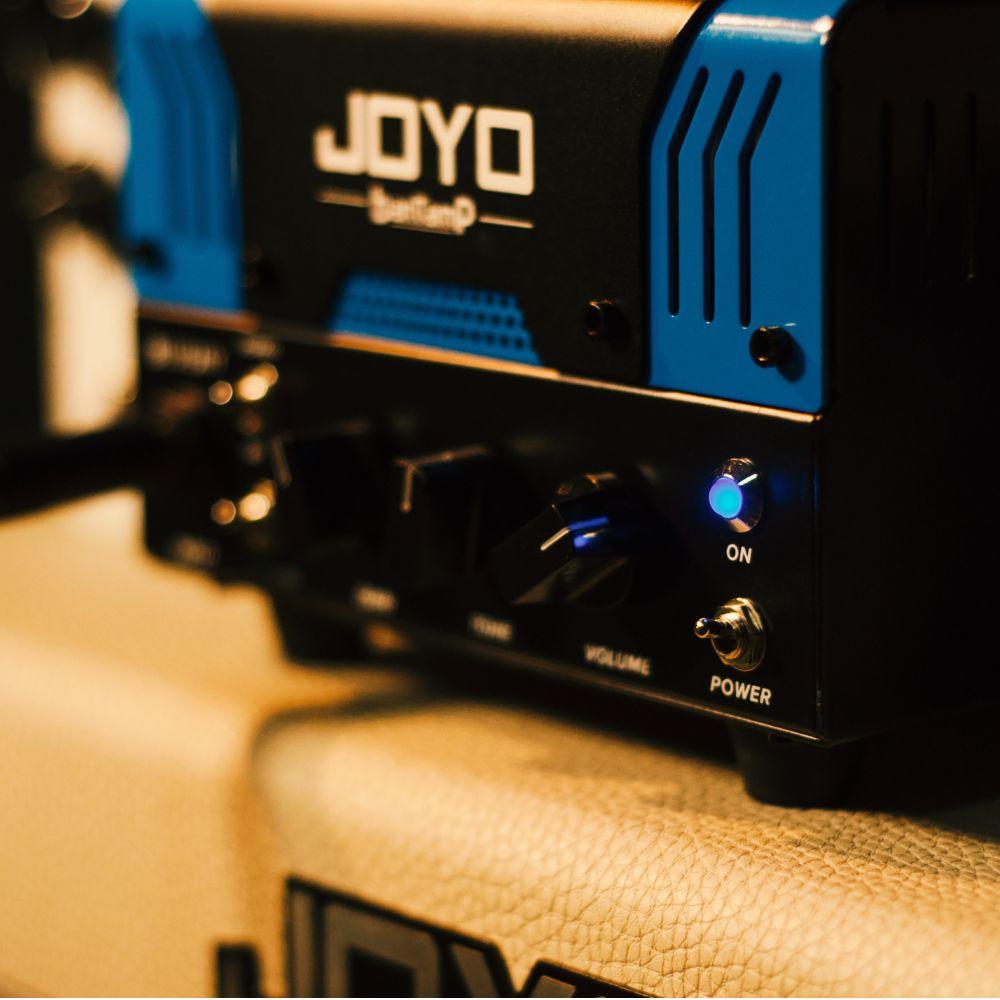 Joyo Bluejay BanTamp Series Mini Guitar Amp Head 20 Watt Preamp, 2 Channel Hybrid Tube Guitar Amplifier with Bluetooth - Image 4