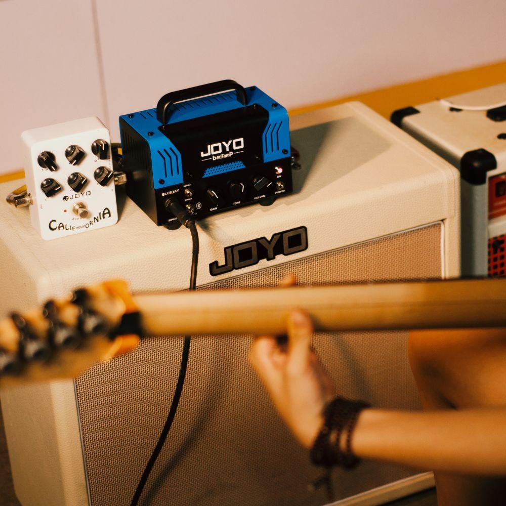 Joyo Bluejay BanTamp Series Mini Guitar Amp Head 20 Watt Preamp, 2 Channel Hybrid Tube Guitar Amplifier with Bluetooth - Image 5