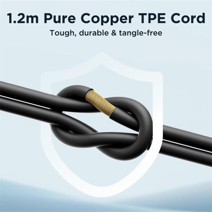 Joyroom Type-C Metal In-Ear Wired Earphones, Earbuds High-Quality Sound, Headset Universal USB-C Connector Compatible, Black - Image 7