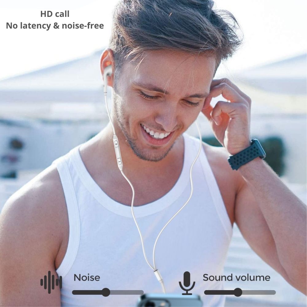 Joyroom JR EP4 Ben Series Lightning earphone white 7 1
