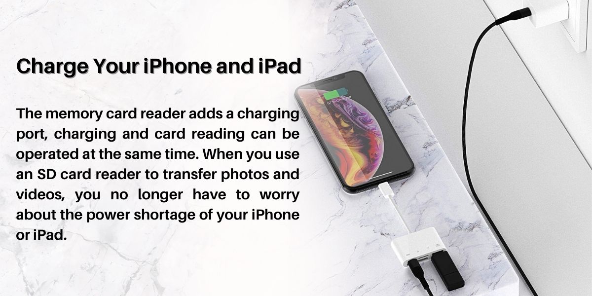 Joyroom S H142 USB OTG SD Card Reader for iPhoneiPad 4