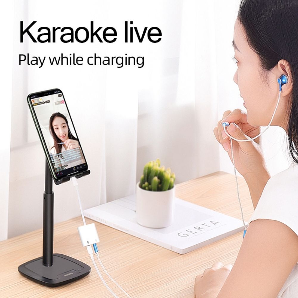 Joyroom S-Y105 iPhone Headphone Adapter, Lightning to 3.5mm Audio + Lightning Charger Splitter - Image 7