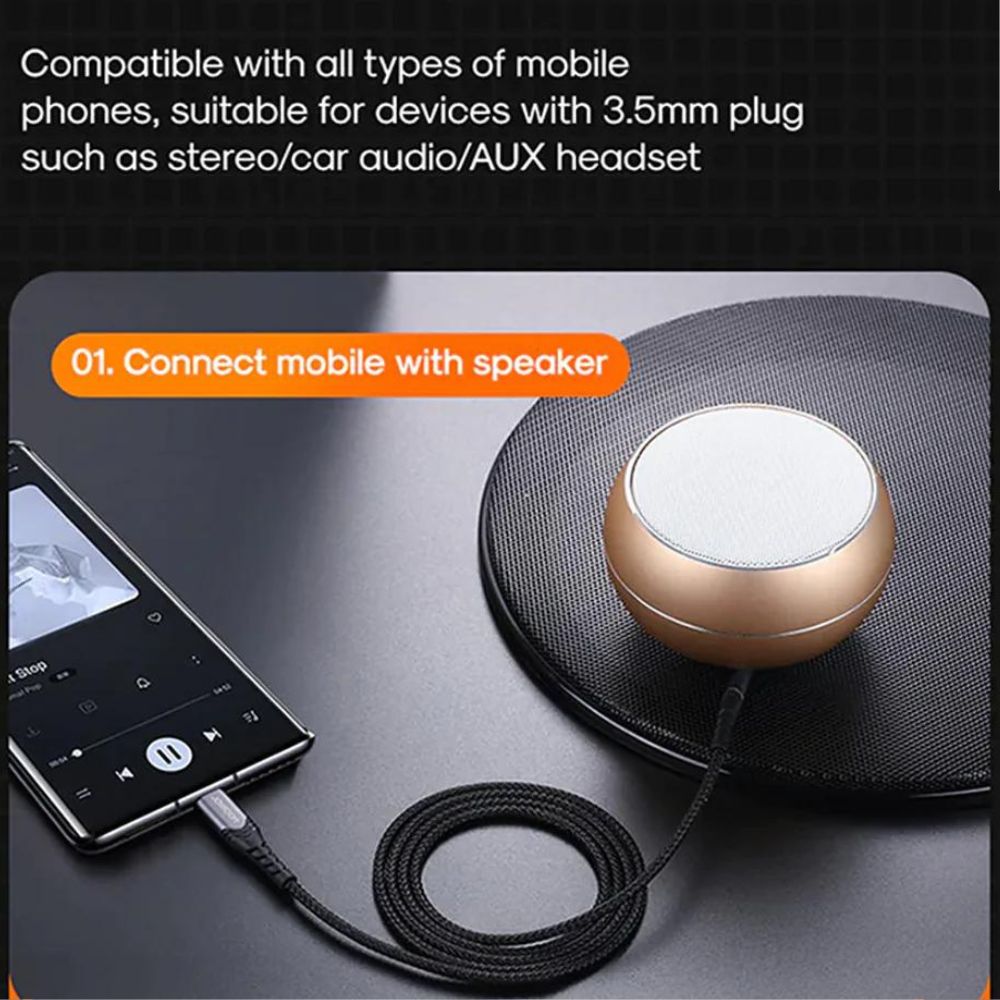 Joyroom SY A03 Type C to 35mm Audio Jack Cable