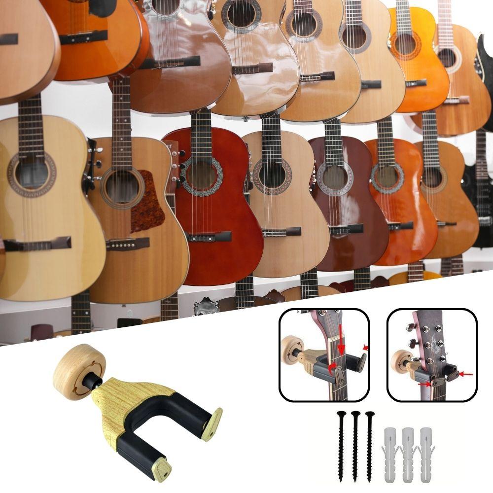 Maro Guitar Wall Mount for Storage and Display, Auto Lock Guitar Wall Hanger, Guitar Hook - Image 4