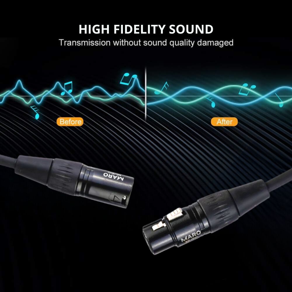 Maro MXX XLR Microphone Cable Male to Female (2)