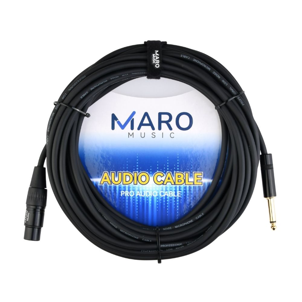 Maro XLR Female to 1/4 Inch (6.35mm) TRS Cable, XLR to Quarter inch Female Interconnect Balanced Microphone Cable - Image 8