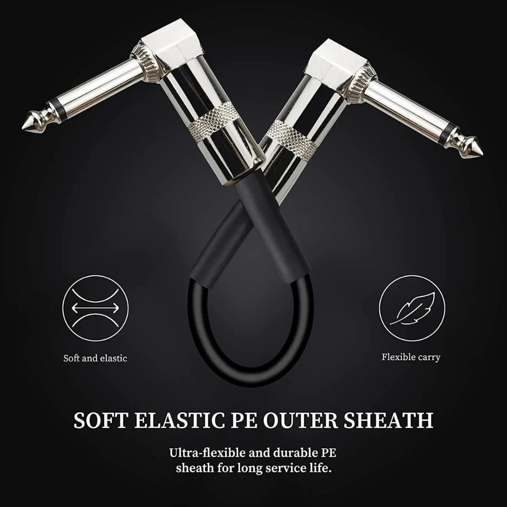 Maro P3AA Guitar Patch Cable with Right Angle Plug (2)