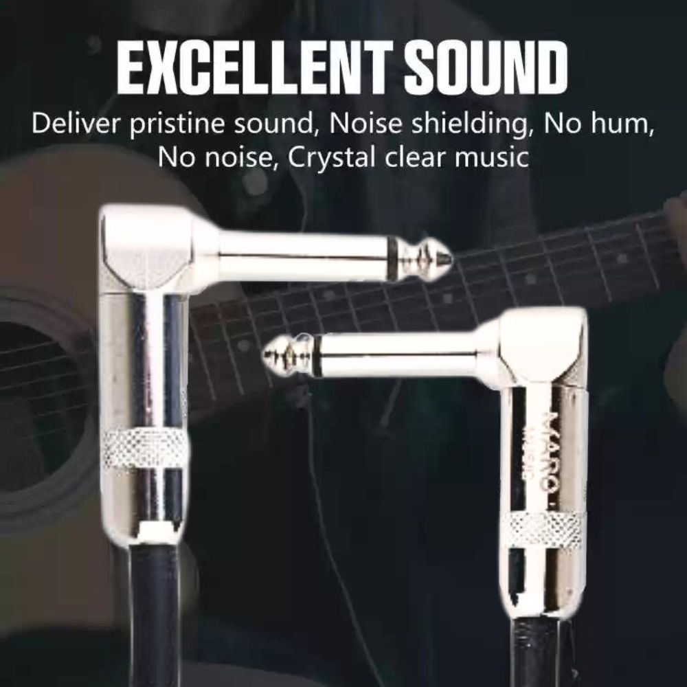 Maro P3AA Guitar Patch Cable with Right Angle Plug (3)