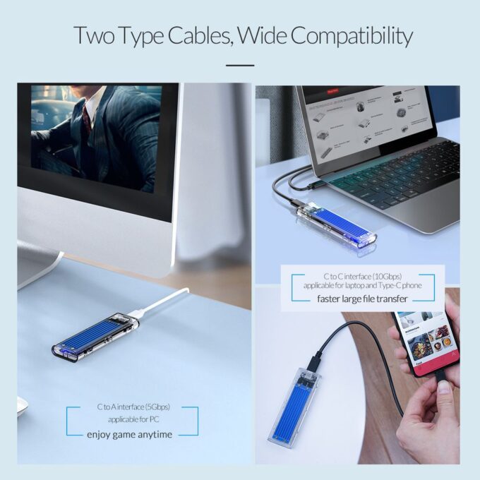 Orico TCM2 C3 M.2 NVMe SSD Enclosure