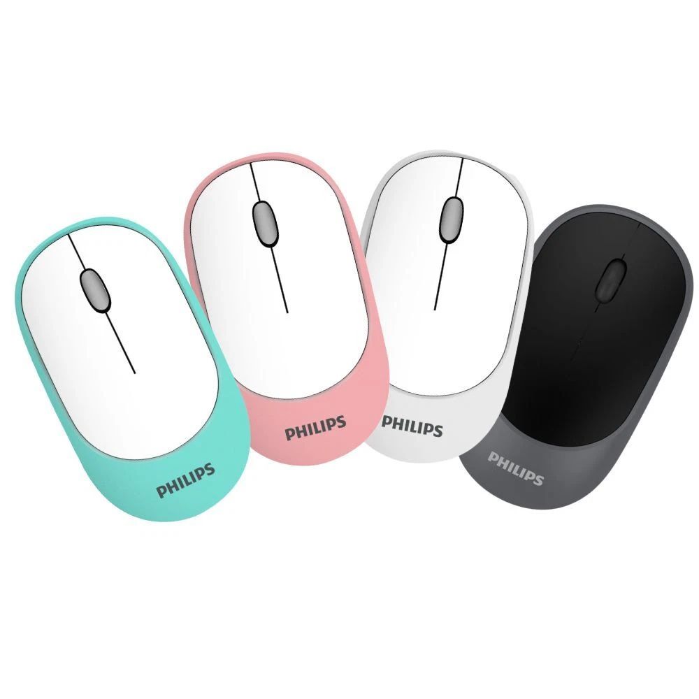 Philips SPK7314 M314 Wireless Mouse, Slim, Quiet, Ergonomic Optical Mouse for PC, Laptop, Office, and Travel - Image 2