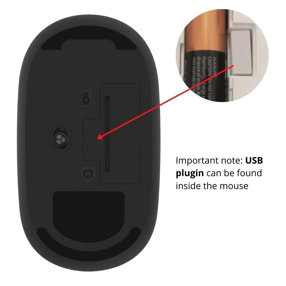 Philips SPK7335 Mini Wireless Mouse, Small Pebble Mouse - Macarons - Image 11