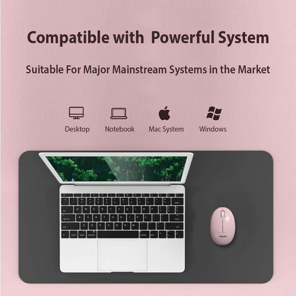 Philips SPK7335 Mini Wireless Mouse, Small Pebble Mouse - Macarons - Image 6