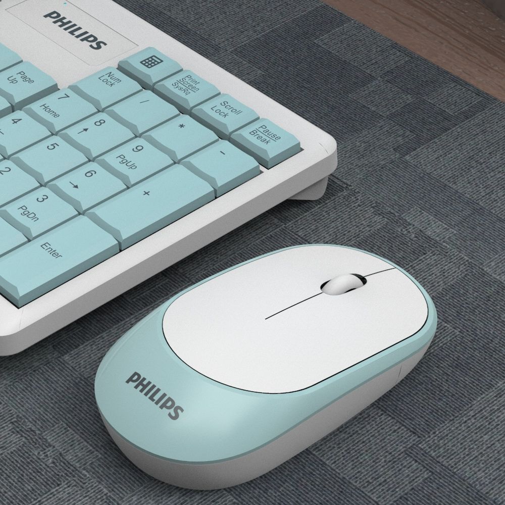 Philips SPT6314 (C314) Wireless Keyboard and Mouse Combo, Compact, Quiet - Image 2
