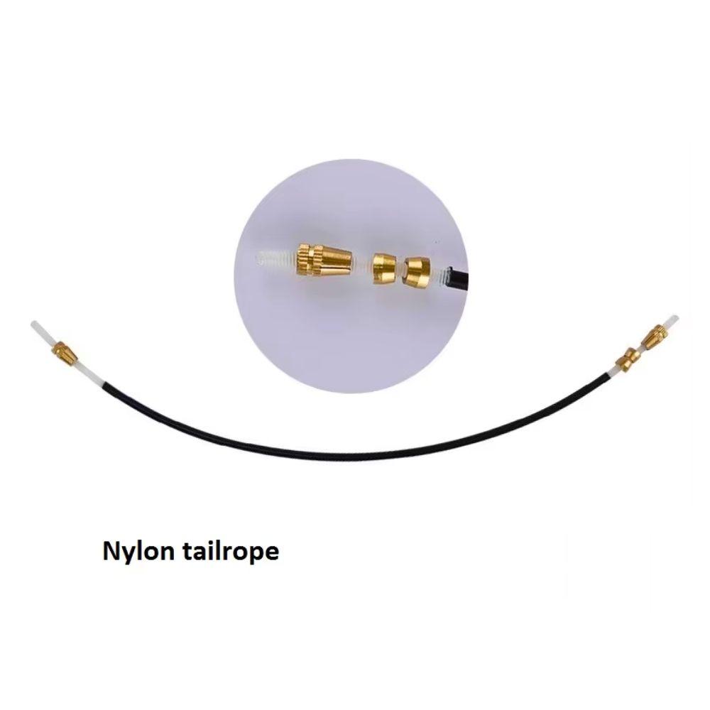Violin 4/4 Carbon Fiber Tailpiece and Nylon Rope, Lightweight and Durable for Primary Level Violins - Image 2