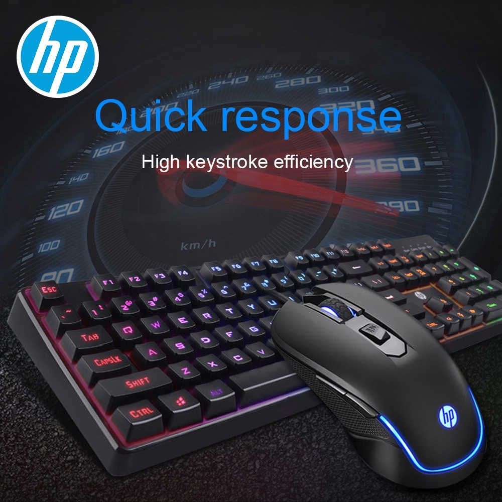 HP KM200 USB Wired Gaming Keyboard and Mouse Combo Set for Computer, Laptop, PC, Black - Image 11
