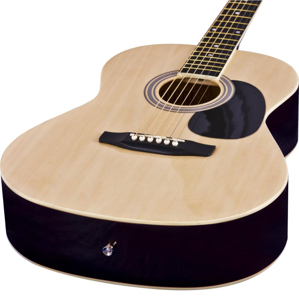 Harmonics GS11-NT Acoustic Guitar Steel String 39 Inch for Beginners, Adults , Natural - Image 5
