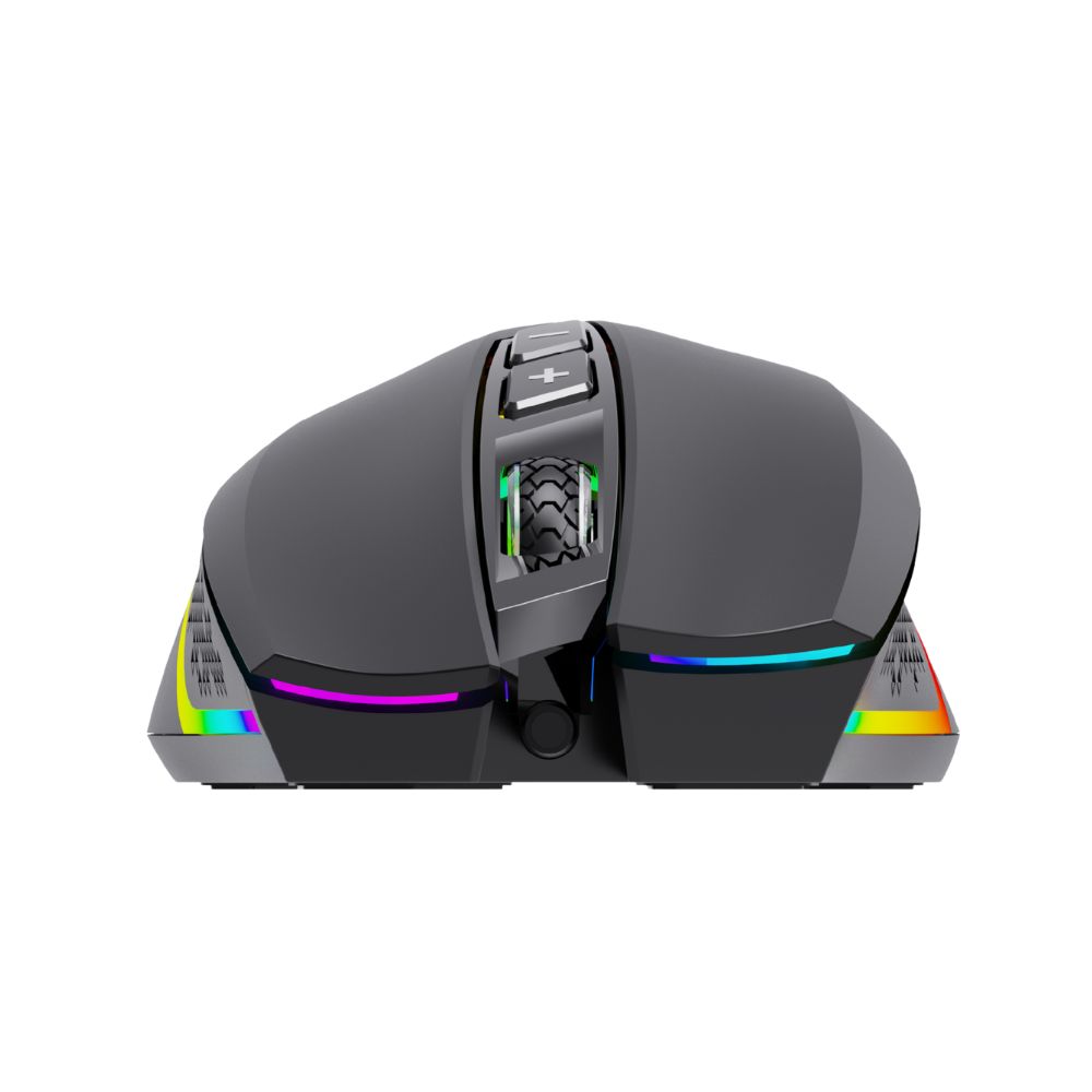 AULA F805 Wired Gaming Mouse, 7 Keys, Up to 6400 DPI, Chroma Breathing Backlight, Ergonomic Optical Mouse for PC Gamers, Black - Image 3