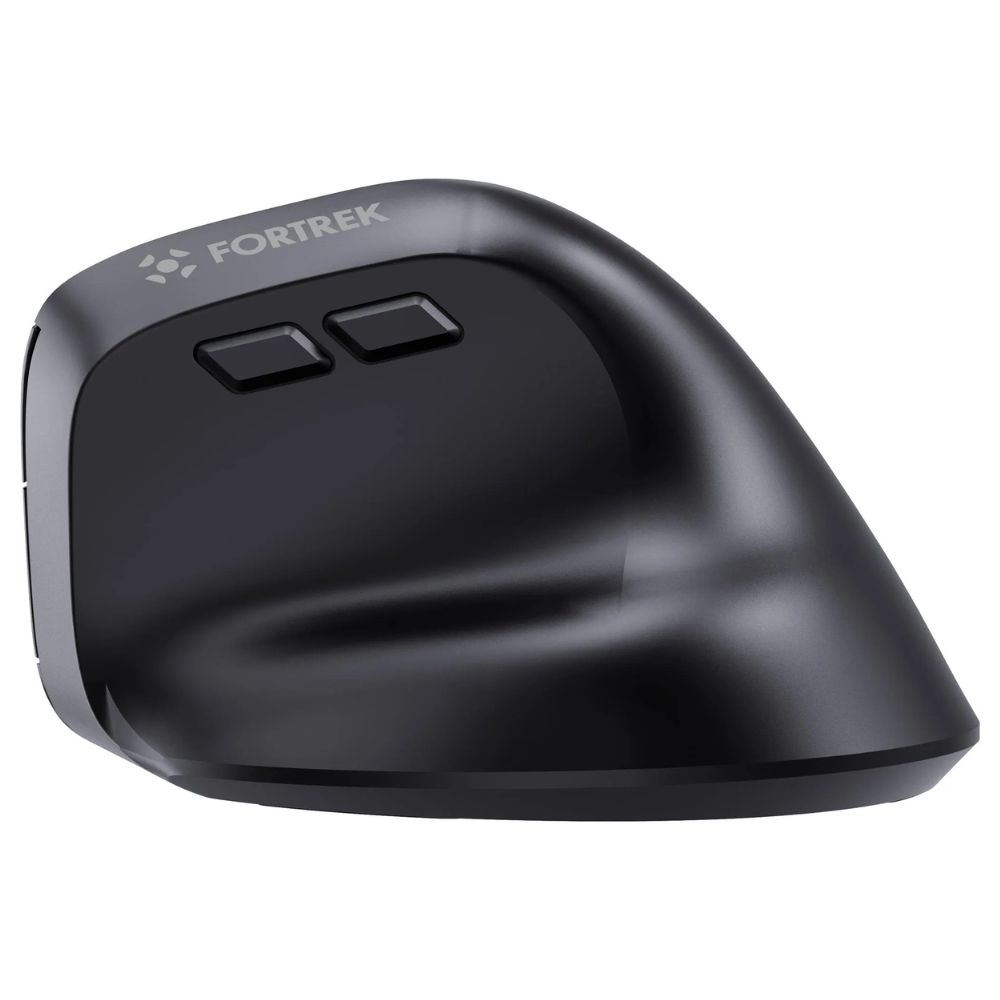 Fortrek MERG15 Ergonomic Wireless Vertical Mouse Rechargeable Bluetooth, 2.4GHz Silent Click, 6 Button, Adjustable DPI, Black - Image 10