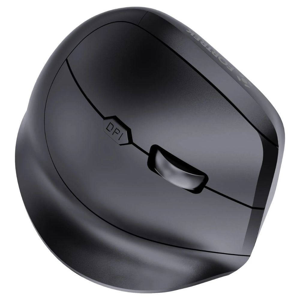 Fortrek MERG15 Ergonomic Wireless Vertical Mouse Rechargeable Bluetooth, 2.4GHz Silent Click, 6 Button, Adjustable DPI, Black - Image 11