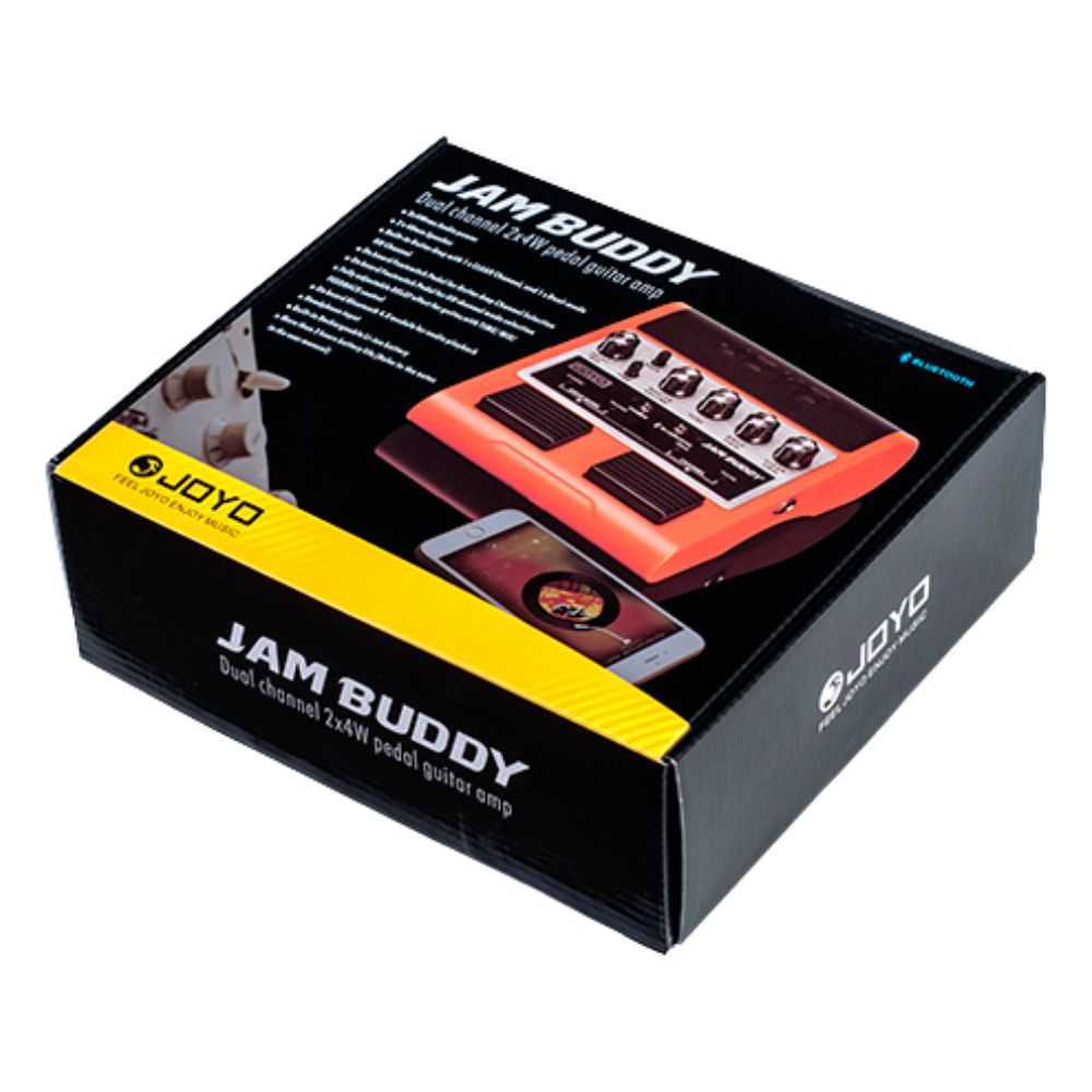 JOYO JAM BUDDY Portable Guitar Amplifier and Pedal with Bluetooth, Practice Amp for Electric, Bass and Acoustic, Black - Image 16
