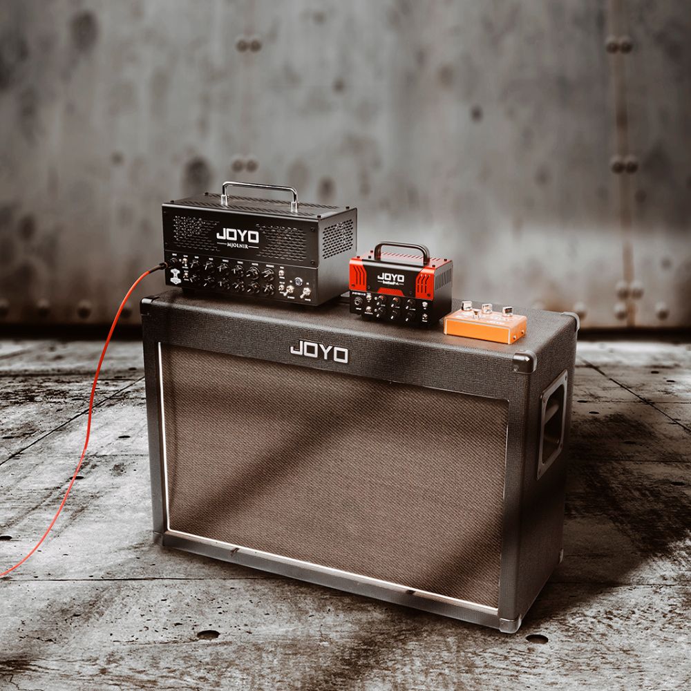 JOYO Jackman II BanTamp XL 20W Hybrid Tube Guitar Amp Head with Bluetooth and FX Loop, Black/Red - Image 7